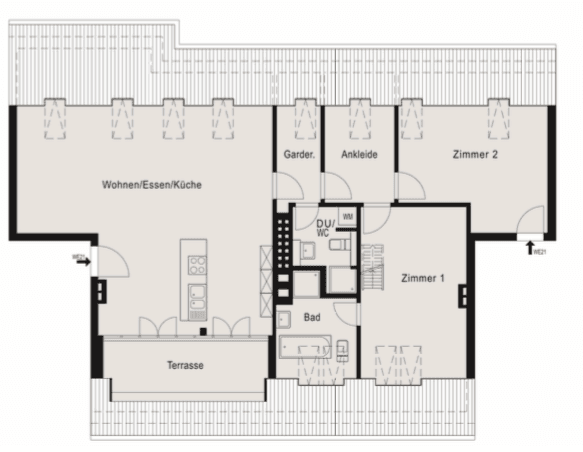 Dachgeschoss-Wohnung – Bild 5