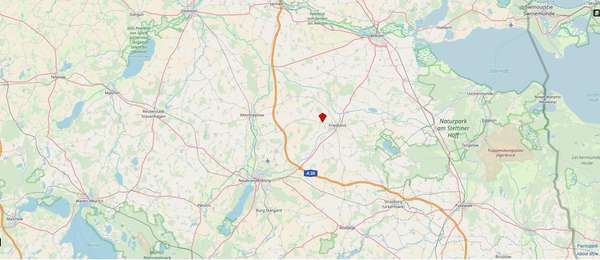 Familienfreundliche 3-Zimmerwohnung mit Garage mitten in der Natur in Salow