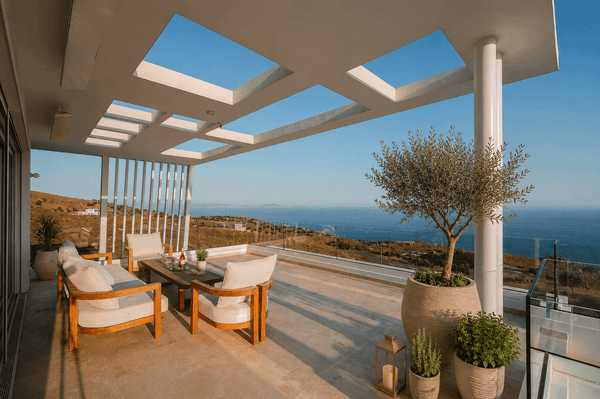 Luxusvilla in Südkreta: Infinity-Pool, 360°-Meerblick und absolute Privatsphäre